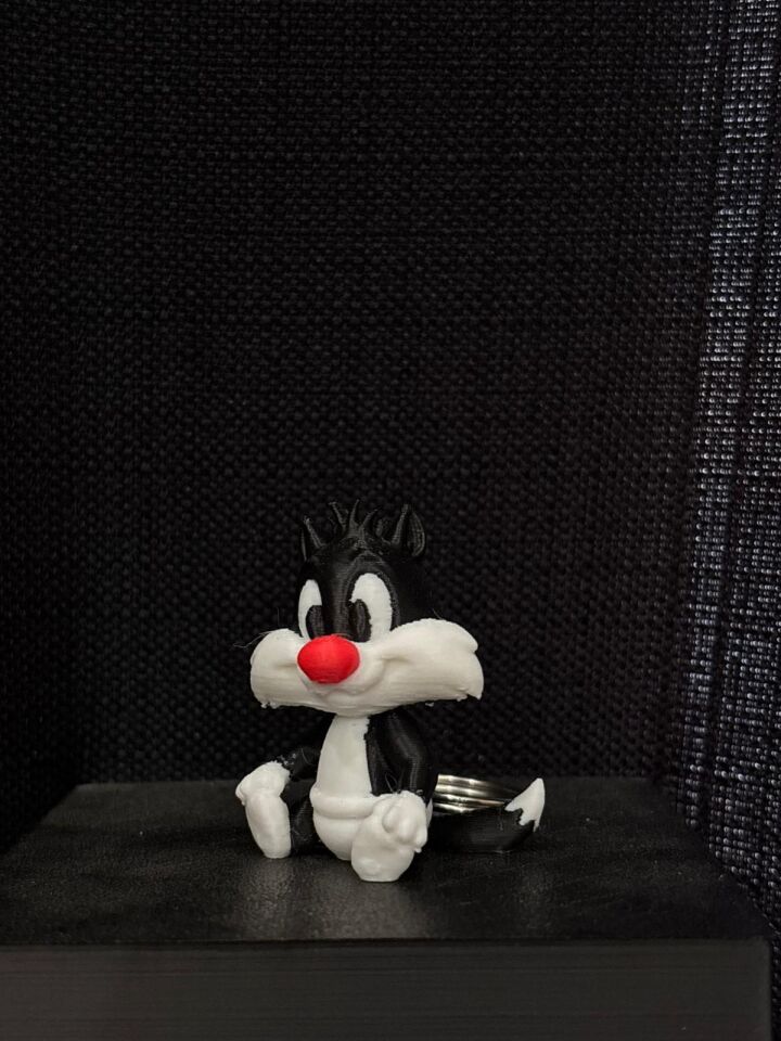 Sylvesterr Kedi Anahtarlık